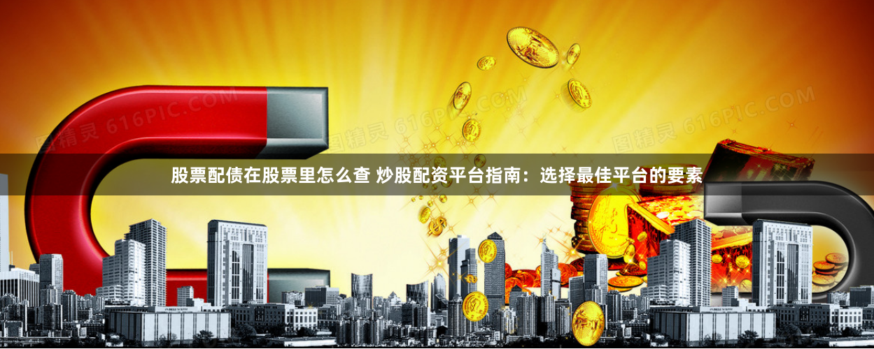股票配债在股票里怎么查 炒股配资平台指南：选择最佳平台的要素